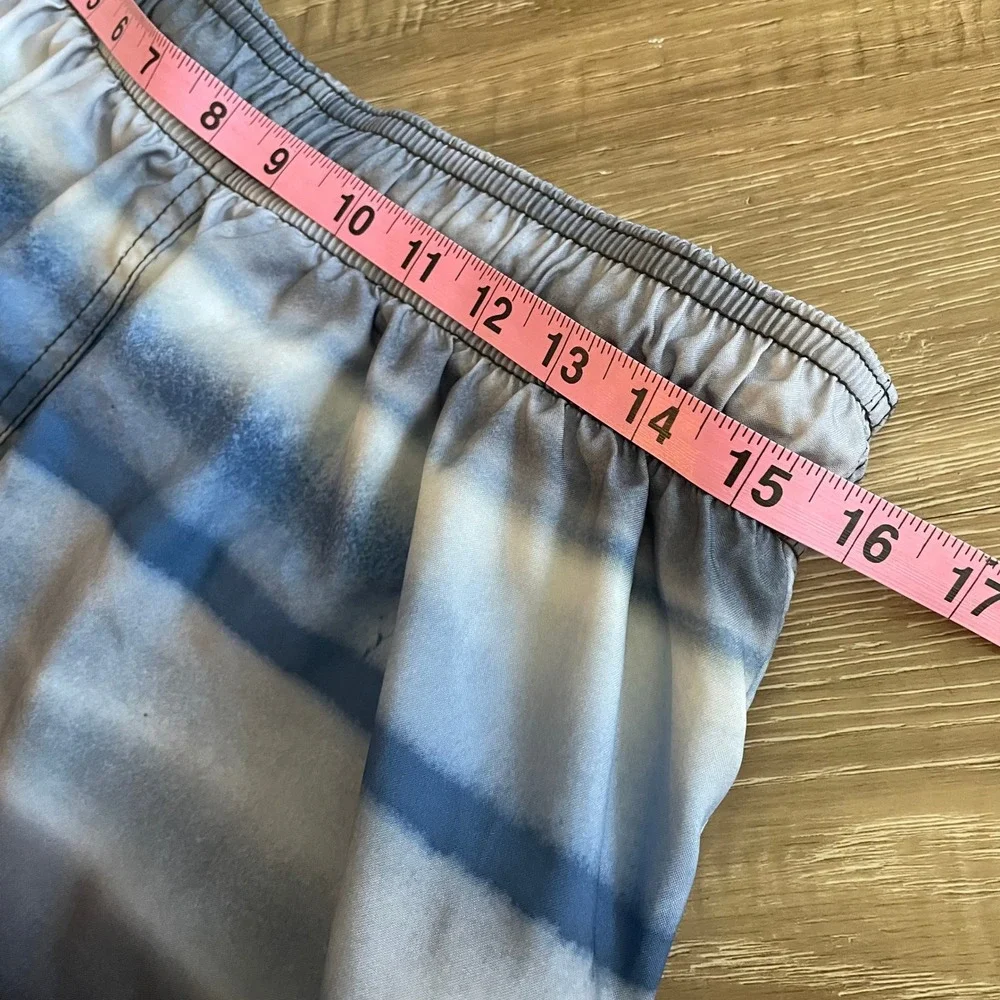 Speedo Men's Swim Trunks Size M Multicolor Striped Board Shorts Beach Vacation